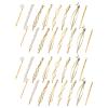 32PCS Golden Bobby Hair Clips, Elegant Hair Barrettes, Decorative Pearl Hair Pins, Metal Hair Pins, Stylish Hair Accessories for Women Bridal, Golden Weddings Hair Accessories. view 1