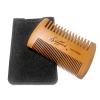 Siffoi Men's Beard Shaping Styling Tool with Handmade Pocket Size Wooden Comb in PU Cover, 2026 Version Precision Edging for Jaw, Cheek & Neck Lines, Works with All Beard Razors & Trimmers view 3