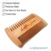 Siffoi Men's Beard Shaping Styling Tool with Handmade Pocket Size Wooden Comb in PU Cover, 2026 Version Precision Edging for Jaw, Cheek & Neck Lines, Works with All Beard Razors & Trimmers view 4