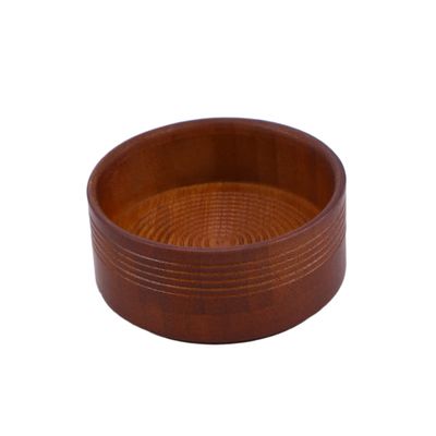 Homoyoyo Wooden Shaving Bowl Large Deep Shaving Mug for Soap Cup Tool for Men's Wet Shaving Polished Smooth Surface Safe Use