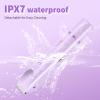 Tangting phoenix 2-in-1 Bikini Trimmer & Shaver for Women, All-in-One Rechargeable Electric Razor for Body & Face, Dual Head Design for Pubic, Underarm, Leg, Chin Hair Removal, IPX7 Waterproof(Purple) view 3