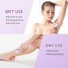 Tangting phoenix 2-in-1 Bikini Trimmer & Shaver for Women, All-in-One Rechargeable Electric Razor for Body & Face, Dual Head Design for Pubic, Underarm, Leg, Chin Hair Removal, IPX7 Waterproof(Purple) view 4