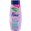 Nair Body Cream Hair Remover, Soothing Aloe and Water Lily, Dermatologist Tested Body Hair Removal Cream, with Evolved Ingredients, 12 Oz - Amazon Exclusive Size view 1