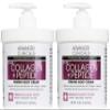 Advanced Clinicals Collagen Peptides Body Lotion & Face Moisturizer | Peptide Infused Collagen Lotion For Women & Men Helps Improve Look Of Crepe Skin, Wrinkles, & Uneven Dry Skin Texture, 2-Pack view 1