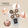 Electric Razors for Women: 3 in 1 Rechargeable Shaver with Detachable Head - 5D Wet and Dry Lady Hair Remover for Legs and Hand (Color:Rose Gold) view 4