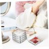Homoyoyo 6pcs Empty Makeup Compact Organizer Box Eyeshadow Pallets Storage Lipstick Palette Highlighter Container view 4