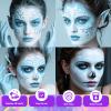 YBUETE 2Pcs Face Body Paint, Professional Paint for Halloween Cosplay Costume Party, Full-coverage Multi-Color Cream Makeup Body Paint for Adults Halloween Cosplay SFX Makeup Paint (White+Light Blue) view 3