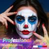 YBUETE 3Pcs Face Body Paint, Professional Paint for Halloween Cosplay Costume Party, Body Paint for 4th of July Pride Independence Day or America's Patriotic Veterans Events, USA Flag Face Painting view 2