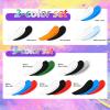 YBUETE 3Pcs Face Body Paint, Professional Paint for Halloween Cosplay Costume Party, Body Paint for 4th of July Pride Independence Day or America's Patriotic Veterans Events, USA Flag Face Painting view 4