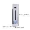 360Fully Automatic Rotating Electric Body Back Brush,Smart Wall-Mounted Exfoliating Brush,Wall Mounted Body Scrubbers,3 Brush Heads,3 Mode Options,Sliding Track Design,for Both(Color:Silver White) view 2