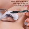 4Pcs Mascara Brush Wands Makeup Lash Spoolies Eyelash Eyebrow Brushes Spooly Applicators for Extensions Reusable(Black) view 3