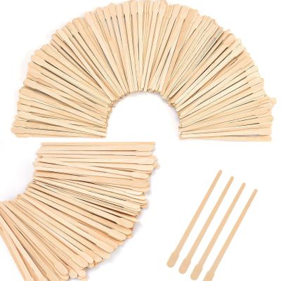 1800 Pcs Wooden Eyebrow Waxing Sticks with Handle