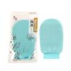 Bath Brush 1Pc Shower Spa Exfoliator Two-Sided Bath Glove Solid Colors Body Cleaning Scrub Mitt Rub Dead Skin Removal Bathroom Products Bath Brush Set(Light Green) view 4