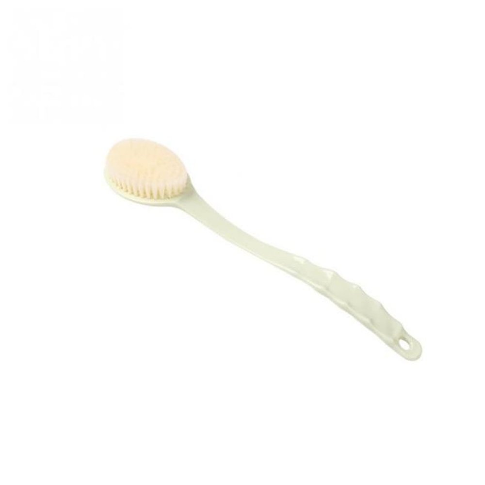 Bath Brush Long Handle Back Brush Back Body Bath Shower Sponge Scrubber Exfoliating Scrub Skin Massage Exfoliation Bathroom Set Accessories Bath Brush Set(Green)