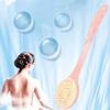 Bath Brush Long Handle Back Brush Back Body Bath Shower Sponge Scrubber Exfoliating Scrub Skin Massage Exfoliation Bathroom Set Accessories Bath Brush Set(Green) view 2