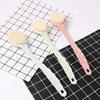 Bath Brush Long Handle Back Brush Back Body Bath Shower Sponge Scrubber Exfoliating Scrub Skin Massage Exfoliation Bathroom Set Accessories Bath Brush Set(Green) view 3