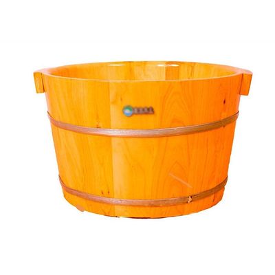 Natural Wooden Footbath Bucket,Elderly Bathroom Foot Bath Barrel,Household Thick Insulation Foot Bath,Solid Wood Portable Foot Bath Bowl,Natural Thicken Foot Basin,Household Sleep,Improve