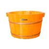 Natural Wooden Footbath Bucket,Elderly Bathroom Foot Bath Barrel,Household Thick Insulation Foot Bath,Solid Wood Portable Foot Bath Bowl,Natural Thicken Foot Basin,Household Sleep,Improve view 1