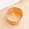 Wooden Footbath Bucket,Beauty Salon Cedar Wood Foot Bucket, Thickened and Widened Foot Bath Bowl for 2 Persons, Portable Foot Bath Bowl with Lid, Solid Wood Natural Foot view 2