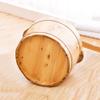 Wooden Footbath Bucket,Beauty Salon Cedar Wood Foot Bucket, Thickened and Widened Foot Bath Bowl for 2 Persons, Portable Foot Bath Bowl with Lid, Solid Wood Natural Foot view 3
