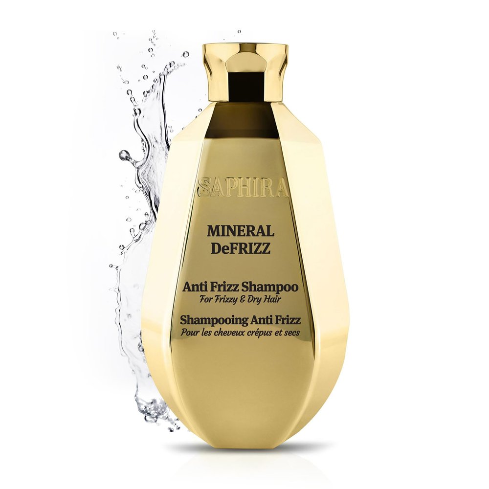 Saphira Mineral DeFrizz Anti Frizz Shamopo 8.5oz/250ml