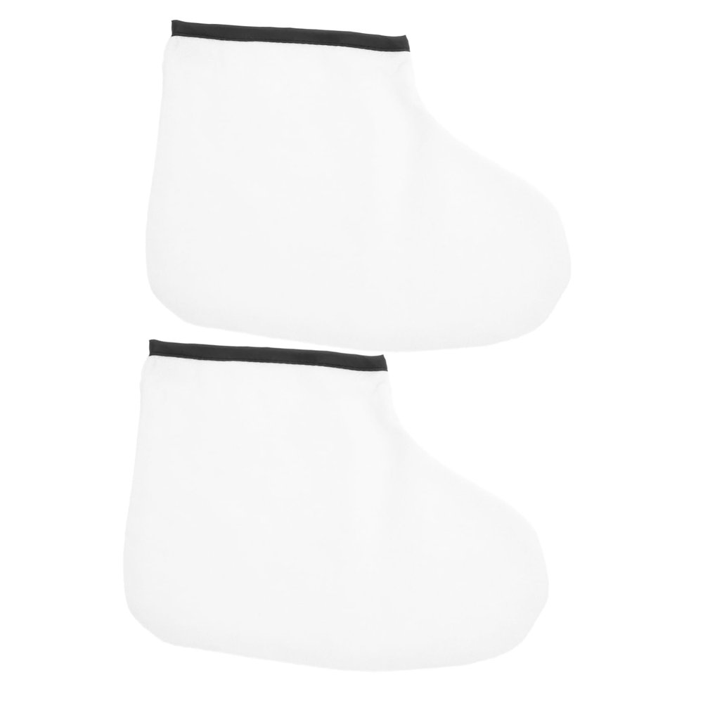 Anneome 1pair Hydrating Foot Mask Booties Nourishing Cotton Covers for Paraffin Wax Treatments and Comfortable Foot Care Bags