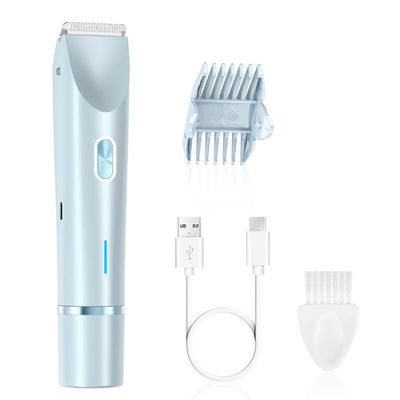 (2SETS) 2 in 1 Dual-Head Women's Trimmer  Painless Bikini & Body Hair Remover, Waterproof Electric Shaver for Sensitive Skin, Cordless & Rechargeable