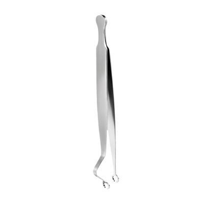 Kokiya Body Piercing Tool Surgical Accurate Piercing Jewelry Clamp Eyebrow Tweezer for Eyebrow Body Studs
