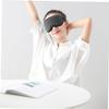 ARTSEWPLY USB Heated Steam Eye Mask for Blindfold with Hot Compress for Insomnia Travel Office Use Grey Color view 4