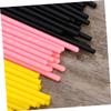 ARTSEWPLY 300pcs Disposable Lip Brush Sticks for Lipstick Gloss Flocked Sponge Head Retractable Makeup Kit view 4