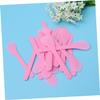 HAKIDZEL 100pcs Disposable Makeup Spatulas Frosted Cosmetic Applicators for Creams Masks Sampling Comfortable Grip Beauty Tools for Skincare Makeup Application view 2