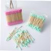 ARTSEWPLY 1000pcs Disposable Double-head Spiral Cotton Swabs for Ear Cleaning and Makeup Random Colors Versatile Applicator Sticks Sanitary and Lightweight for Crafting and Home Use view 4