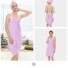 1Set Microfiber Bath Caps And Wearable Camisole Towel Set For Quick Drying And Comfort view 4