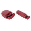2pcs Mini Eyelash Curler, Wide Angle & Partial Curler Set Portable Light Force, Professional Lash Lift Curler for Makeup Touch Up with Replacement Silicone Pads (Red) view 4