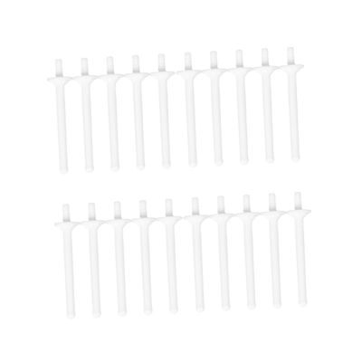 ARTSEWPLY 20pcs Disposable Nose Hair Sticks Plastic Rods for and Easy Hair Removal for Eyebrow and Nose Use and Lightweight Wands
