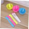 ARTSEWPLY 3set Diy Facial Mask Bowl Brush Stick Spoon Skincare Tools for Ladies Reusable Kit view 2