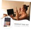 KAILIKETIY 2pcs Concealer Pallet Vanity Board Brush for Elf Makeup Accessories Concealer view 4