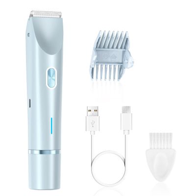 (2SETS) 2 in 1 Dual-Head Women's Trimmer  Painless Bikini & Body Hair Remover, Waterproof Electric Shaver for Sensitive Skin, Cordless & Rechargeable