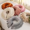Beauty Salon Massage Head Pillow U Shaped Head Pillow Memory Foam Face Down Massage Pillow Soft Face Cradle Cushion (Dark Orange) view 3