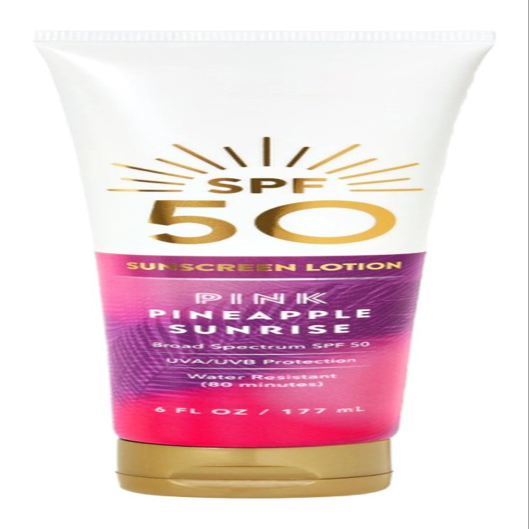 Bath Body Pink Pineapple Sunrise SPF 50 Sunscreen Lotion | 6 Fl Oz
