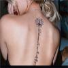 2 pieces herbal tattoo sticker juice waterproof lasting female, semi-permanent wash does not fall off non-reflective view 4