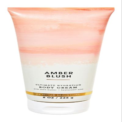 Bath and Body Amber Blush Ultimate Hydration Body Cream | 8 Oz