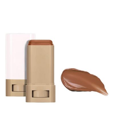 6 In 1 Multi-Use Foundation StickHydrating Tinted Moisturizer, Highlighter & Blush Solid Stick for Natural, Buildable Coverage (03, 0.63 Oz)