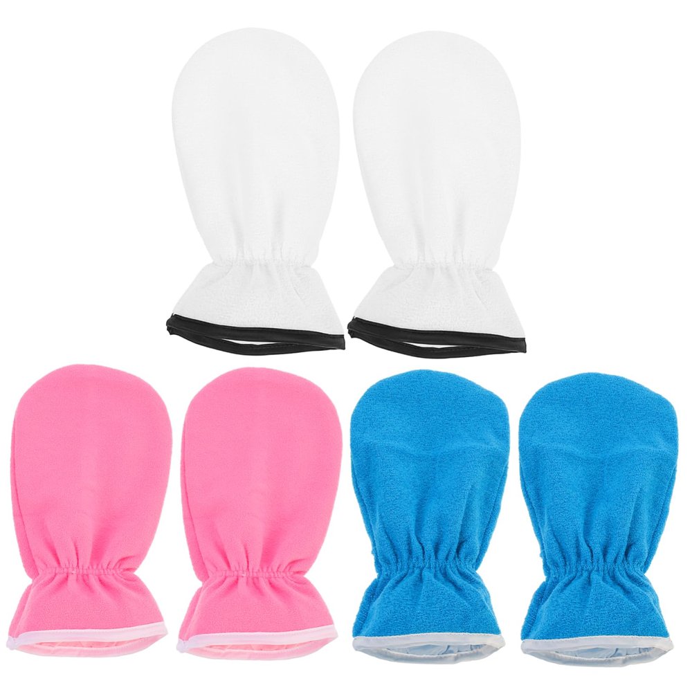 ARTSEWPLY 3pairs Paraffin Wax Gloves for Hand Moisturizing Bath Mitts with Upgraded Elastic Design for and Gifting to Loved Ones