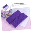 ARTSEWPLY 2pcs Double-Sided Foot Pumice Stone Callus Remover Foot Care Scrubber Dead Skin Remover view 4