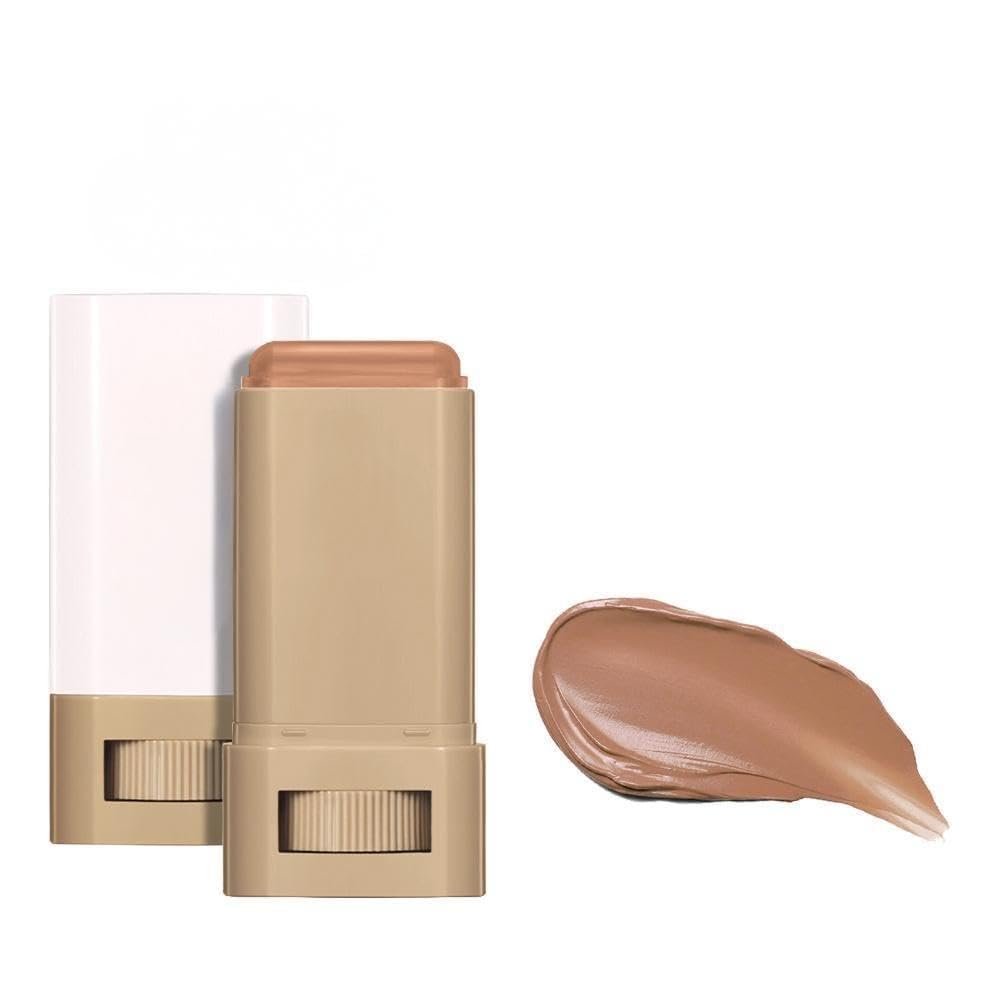 6 In 1 Multi-Use Foundation StickHydrating Tinted Moisturizer, Highlighter & Blush Solid Stick for Natural, Buildable Coverage (06, 0.63 Oz)