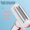 Hair Removers Effective Hair Removal Tool Washable Device Rechargeable Hair Shavers Body Hair Removers ABS Texture view 3