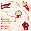 20 Pcs Red Apple Slice Snap Hair Clips - Apple Slice Hair Barrettes, Fruit Snap Hair Clips, Apple Hair Pins, Stylish Hair Accessories for Girls & Women view 3
