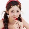 20 Pcs Red Apple Slice Snap Hair Clips - Apple Slice Hair Barrettes, Fruit Snap Hair Clips, Apple Hair Pins, Stylish Hair Accessories for Girls & Women view 4