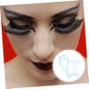 HAKIDZEL 2pcs Eyelash Aid Brush Comb Makeup Applicator Template Eyeliner Brush Stencil Tool for Natural Eyelash Application view 3